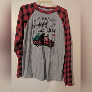 Christmas Shirt With Red Truck
